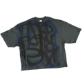 BLUE GREY OVERSIZED FATHEAD TEE #1 XL
