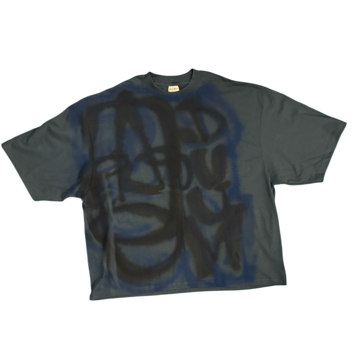 BLUE GREY OVERSIZED FATHEAD TEE #1 XL