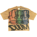 BROWN OVERSIZED FATHEAD TEE M