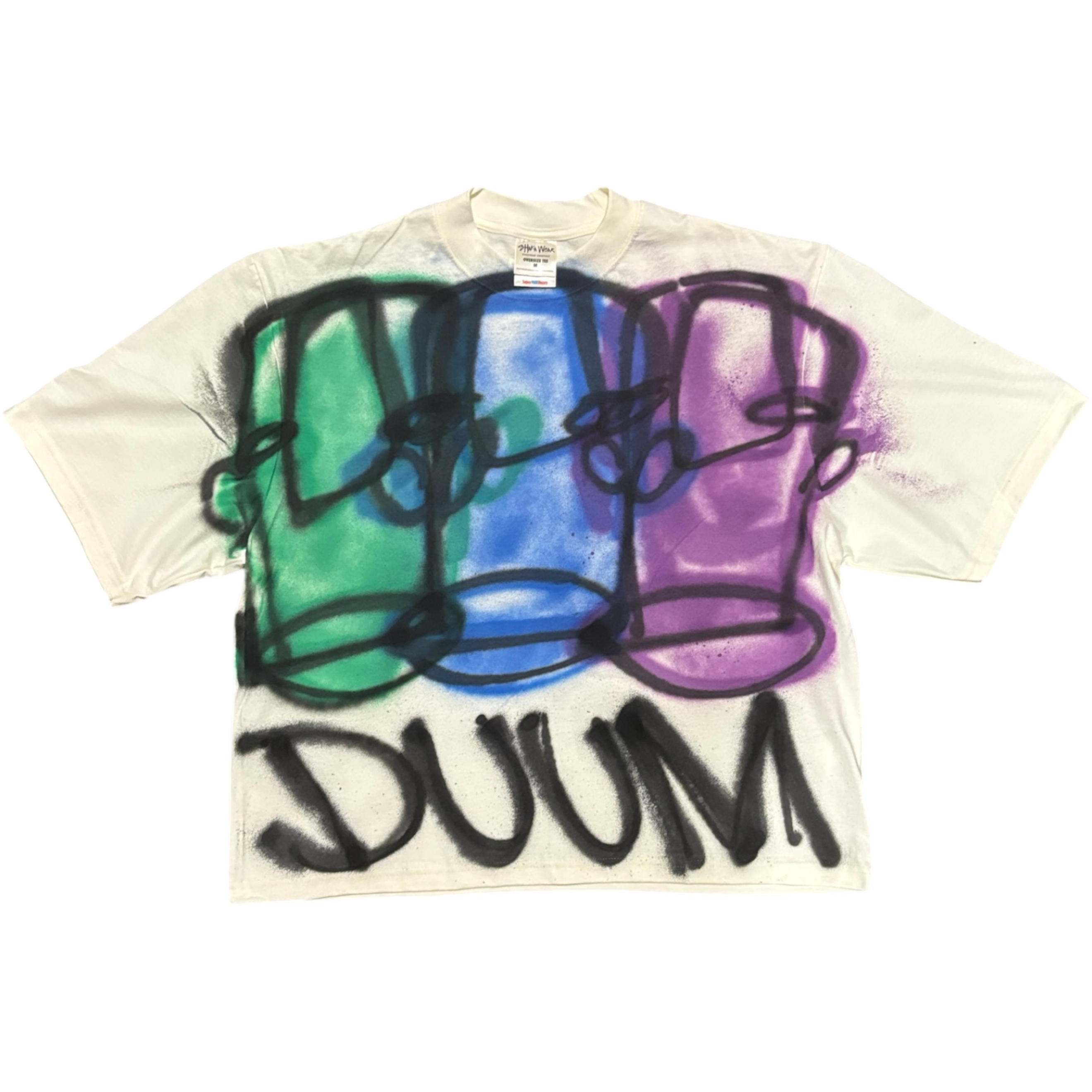 CREAM OVERSIZED FATHEAD TEE M