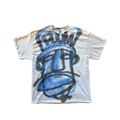 GREY/BLUE FATHEAD TEE XL