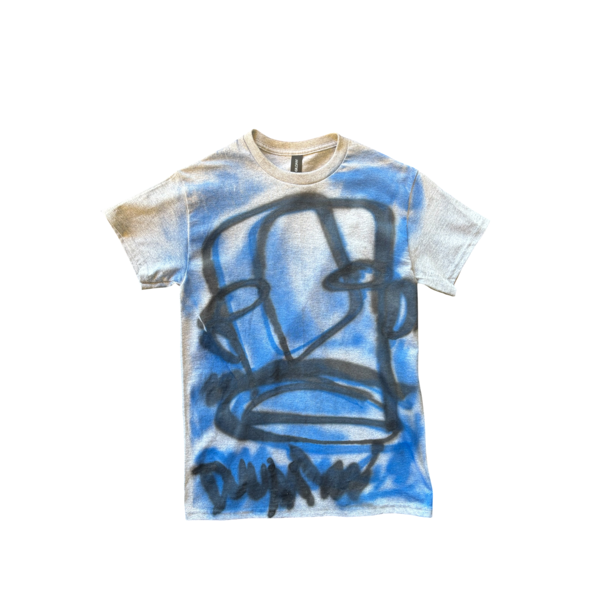 GREY/BLUE FATHEAD TEE S